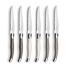 TRADIITION 6-PC STEAK KNIFE WITH BLOCK SET - MIXED